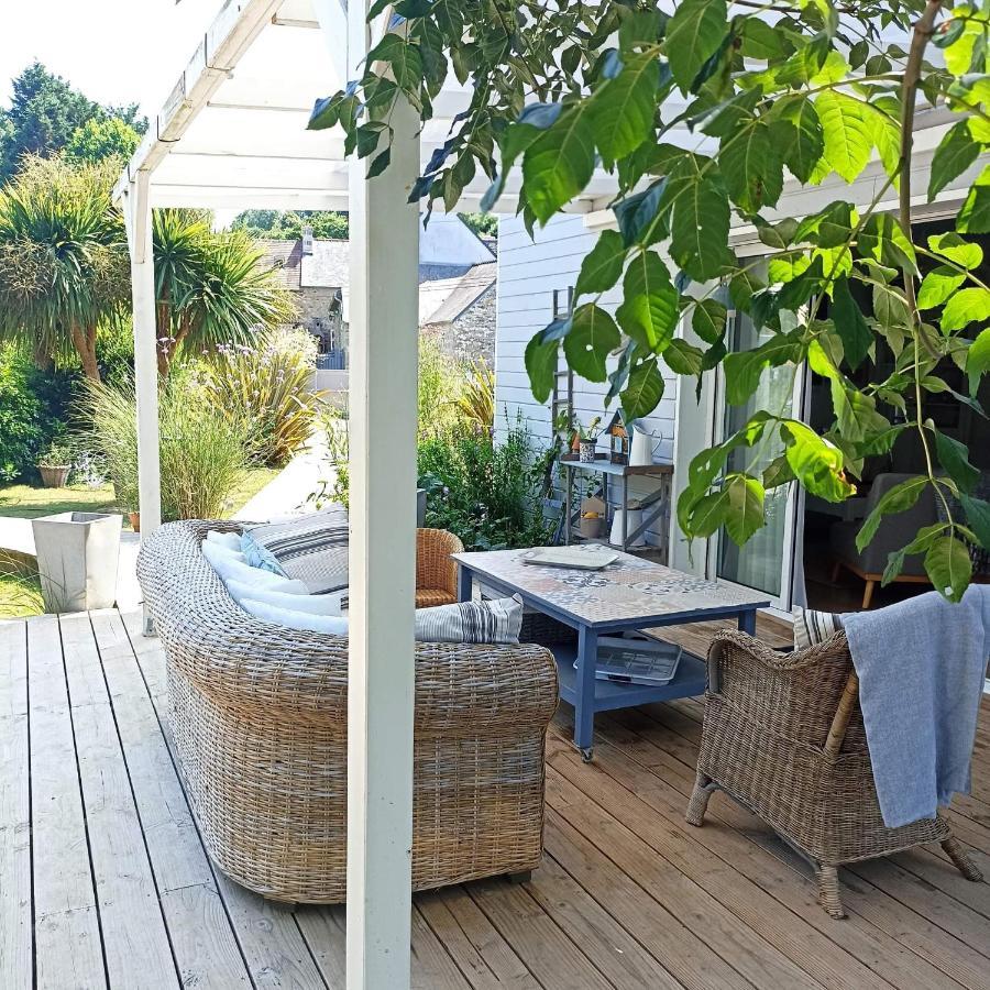 Lodge Avec Vue Sur La Riviere Lannion Kültér fotó