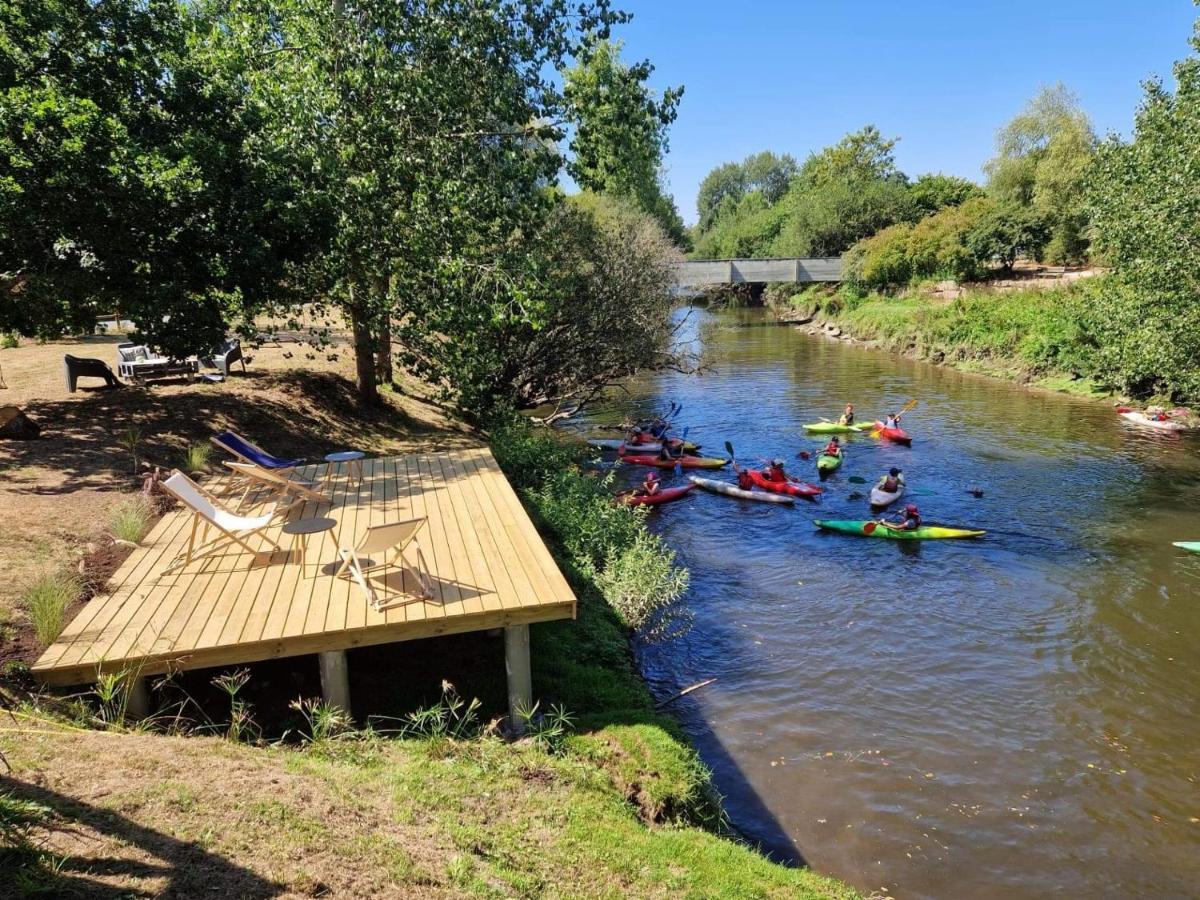 Lodge Avec Vue Sur La Riviere Lannion Kültér fotó