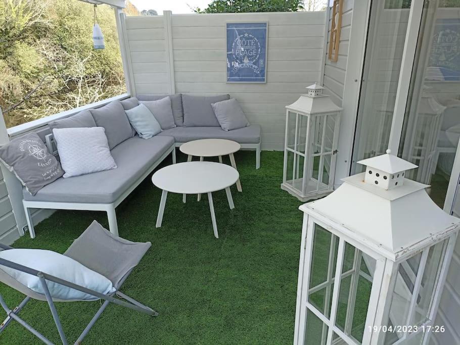 Lodge Avec Vue Sur La Riviere Lannion Kültér fotó